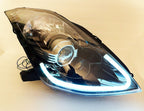 LED DEPO Pair Bi-Xenon Black Projector Headlights DOT/SAE For 2003-2009 Nissan 350z