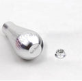 Billet Silver Tear Drop Weighted Shift Knob 195 Grams M10 x 1.5 Aluminum EG EK DC2