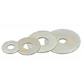 3/8" Flat Round Heavy Duty Galvanized Steel Washer
