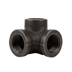 1/2 in.  Prefinished Matte Black Side Outlet Elbow