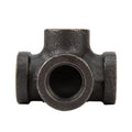 1/2 in.  Prefinished Matte Black Side Outlet Tee