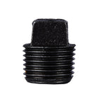 1/2 in. Prefinished Matte Black Plug