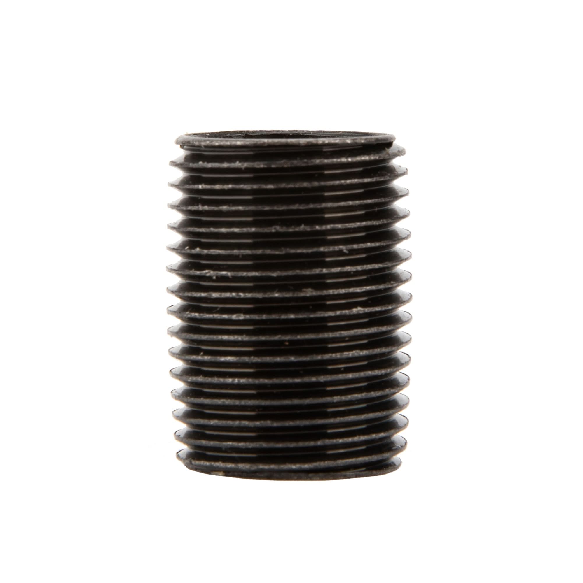 1/2 in. x 1 in. Prefinished Matte Black Pipe