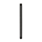 1/2 in. x 12 in. Prefinished Matte Black Pipe