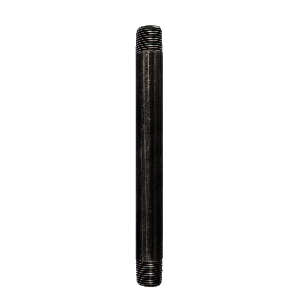 1/2 in. x 8 in. Prefinished Matte Black Pipe