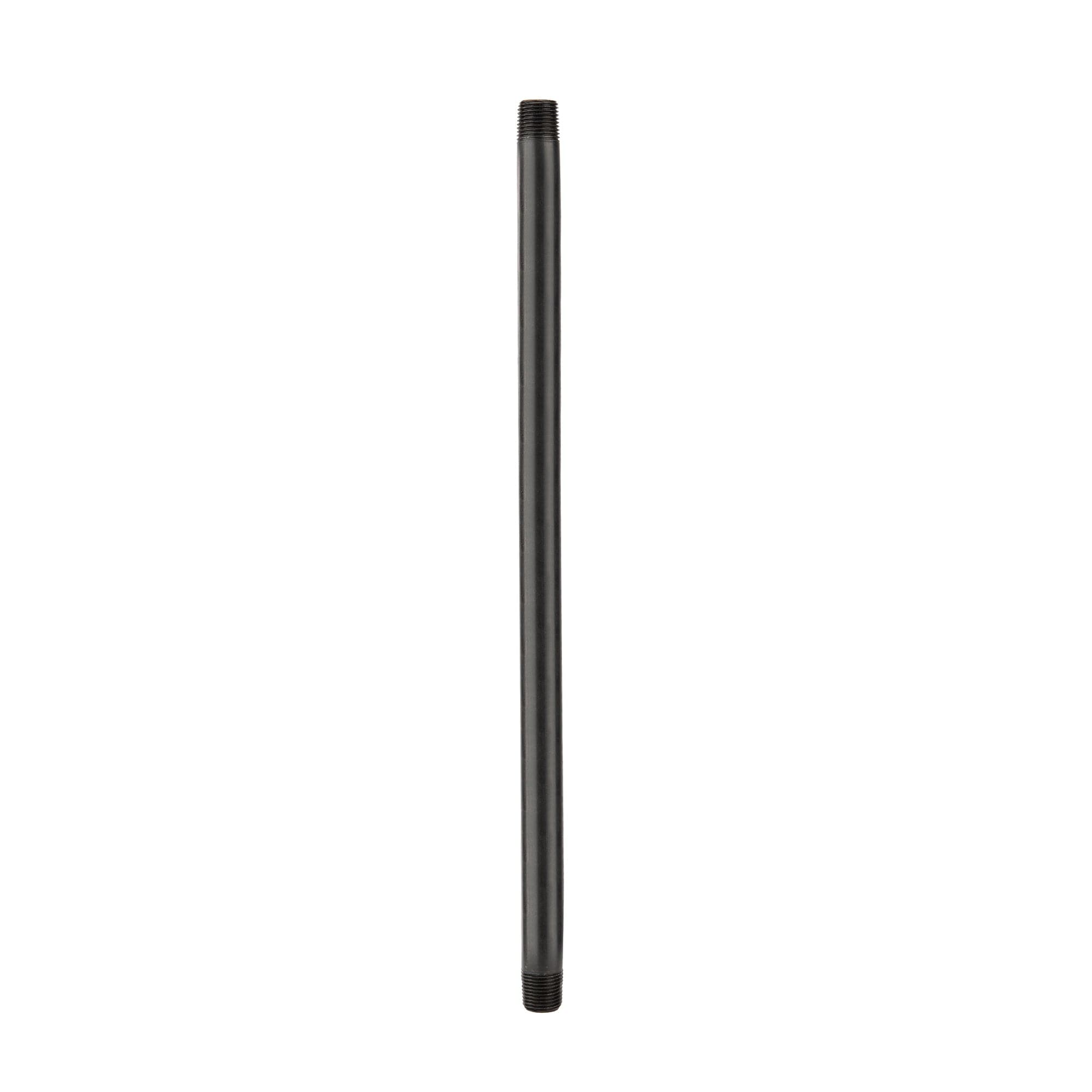 1/2 in. x 14 in. Prefinished Matte Black Pipe