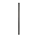 1 in. x 30 in. Prefinished Matte Black Pipe
