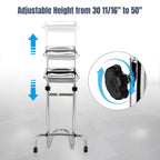 Yescom Mayo Stand Foot Operated Double Post