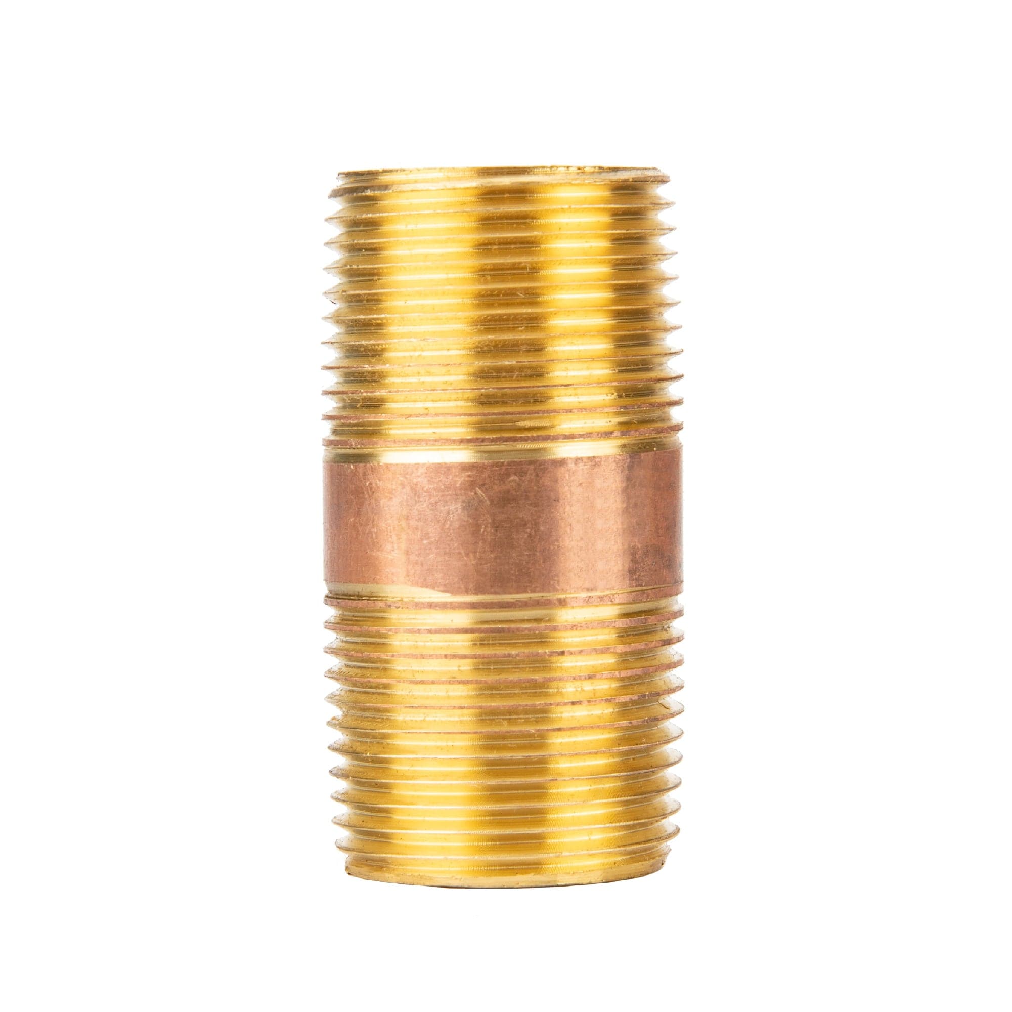 3/4 in. x 2 in. Red Brass Pipe