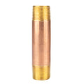 3/4 in. x 4 in. Red Brass Pipe