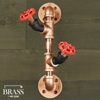 3/4 in. x 4 in. Red Brass Pipe