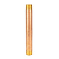 3/4 in. x 8 in. Red Brass Pipe