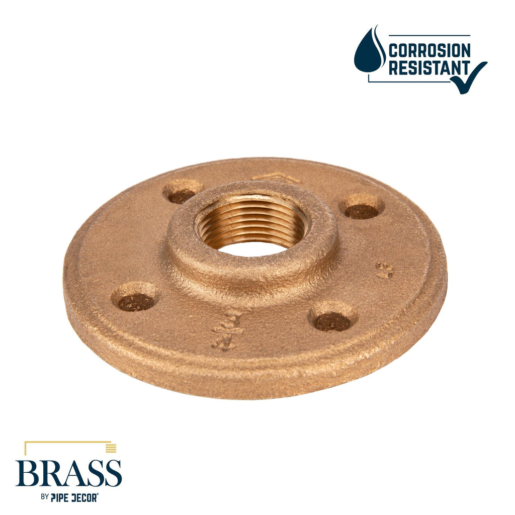 3/4 in. Red Brass Flange