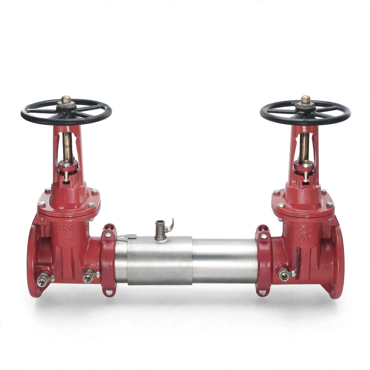 3" Double Check Backflow Preventor Valve Ductile Iron Assembly Grooved