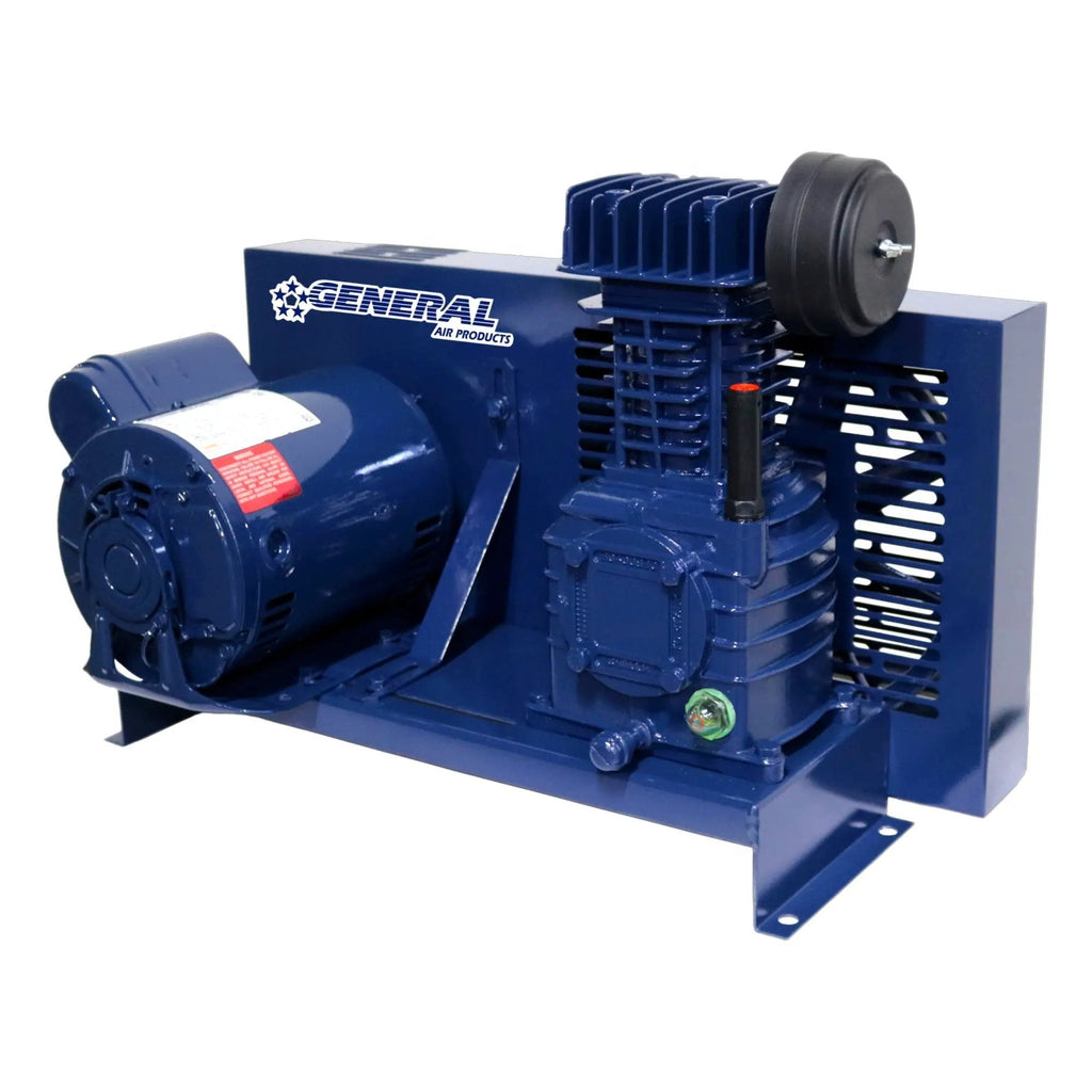 3 HP Base 1 Phase 1600 Gallon Fire Suppression Air Compressor