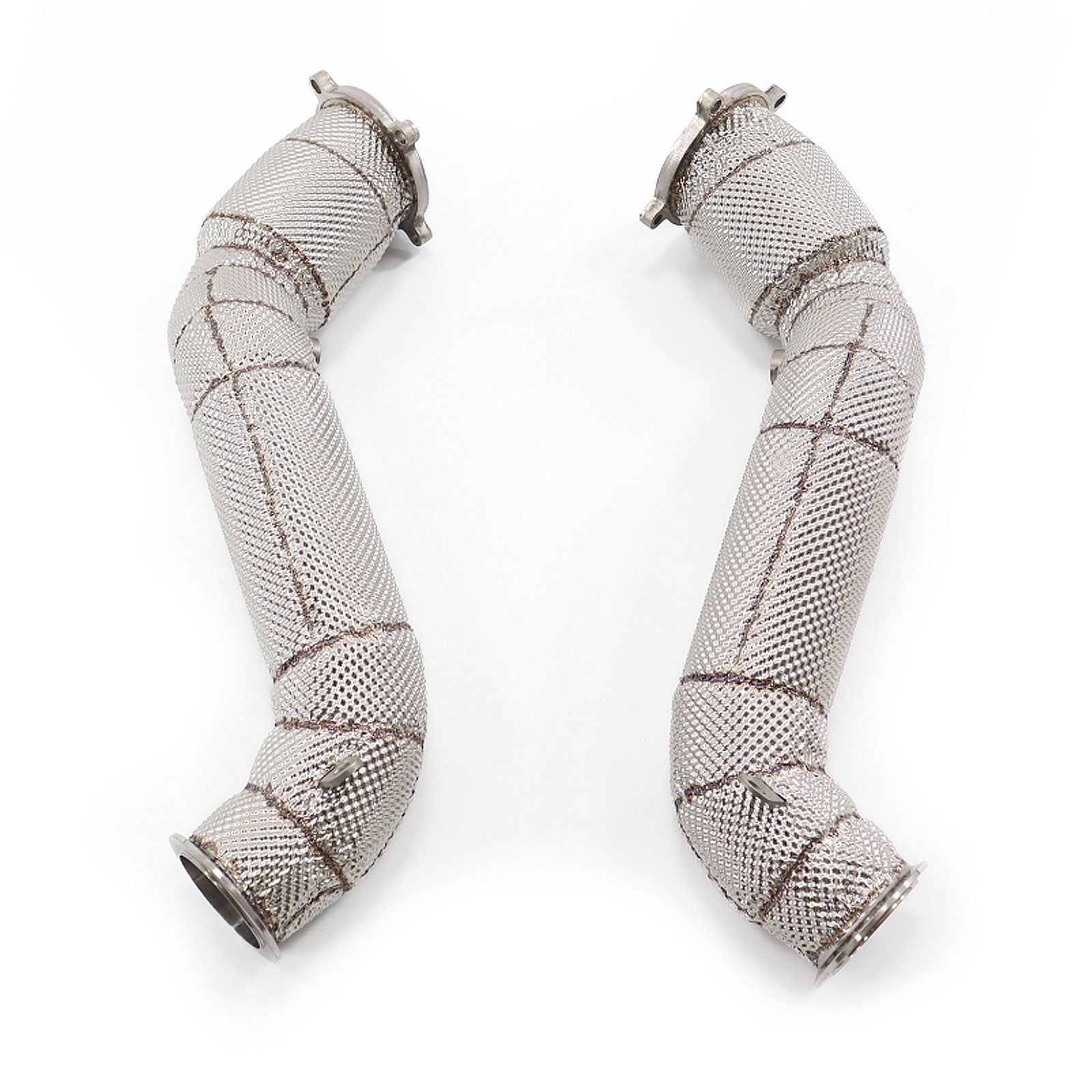 Catted Heat Shield Downpipes For McLaren 720s 4.0T
