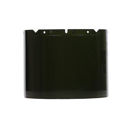 Molded Visor, Dark Gray Visor, 8 in Height