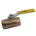 1/2" FNPT Bronze Ball Valve Inline