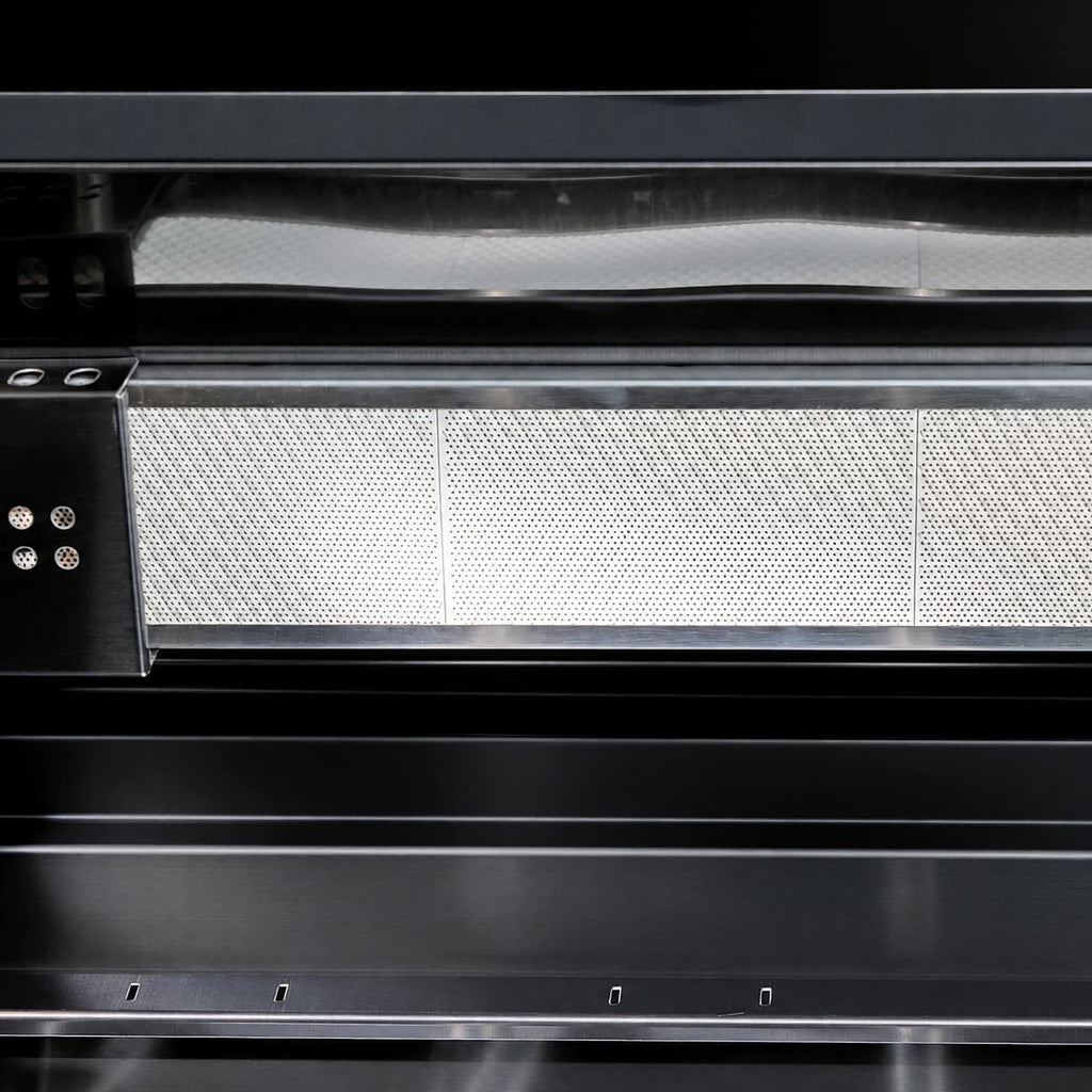 104" 4-Burner 72,000 BTU Black Outdoor Kitchen Bar Barbecue Island Grill + Wine Cooler + Sink