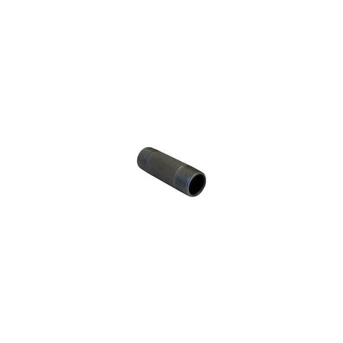 4" Black Pipe Nipple Import for Plumbing and Construction