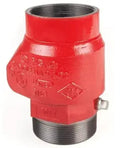 4" Male x Female SCR Check Threaded Valve for Fire Systems