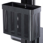 Yescom NexusX Mobile Computer Cart Metal Storage Basket
