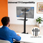 Yescom Mobile TV Stand Mount Bracket for Monitors up to 65"