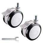 Yescom NexusX Mobile Computer Cart Lockable Swivel Caster Wheels 2Pcs