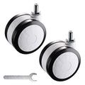 Yescom NexusX Mobile Computer Cart Swivel Caster Wheels 2Pcs