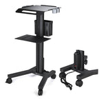 Yescom NexusX Rolling Laptop Cart with Power Outlet