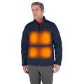 M12 Heated TOUGHSHELL Men's Jacket, Blue, Heats 3 to 12 Hours, 3 Outside Pockets, S