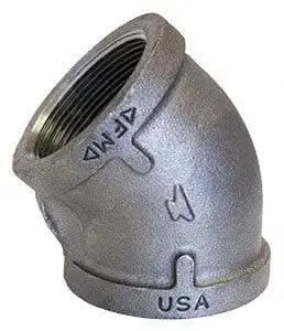 45 Degree Elbow Malleable Iron Pipe Fitting
