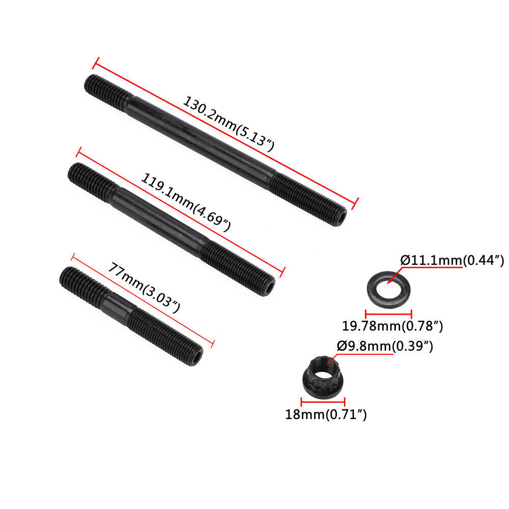 Strong Heavy Duty Head Stud Kit for Chevy BBC 454 12 Point