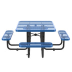 46" Square Picnic Table With Umbrella Hole