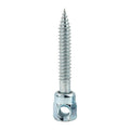 Vertical Rod Anchor, Wood, 3/8 in Size, 2 1/2 in L, Steel Zinc Plated, 25 PK