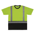 Hi-Vis Shirt,L,Lime,Short Sleeve