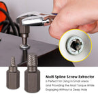 49-Piece Bolt and Screw Extractor Set with Drill Bits for Professional Auto Repair
