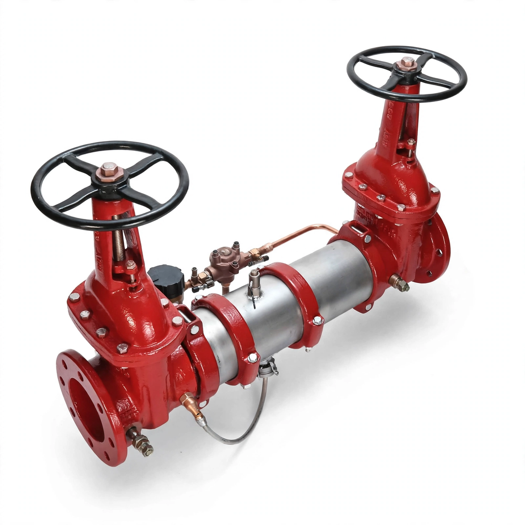 4" Reduced Pressure Backflow Preventer Valve by Ames Backflows Residential Assembly with OSY Valve
