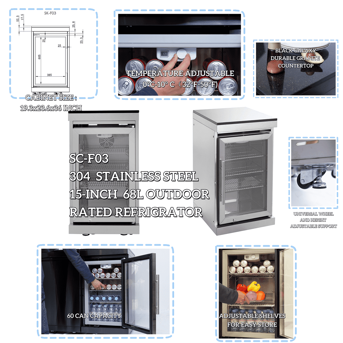 104" 4-Burner 72,000 BTU Silver Outdoor Kitchen Island Grill  with Storage Cabinets & Drawers
