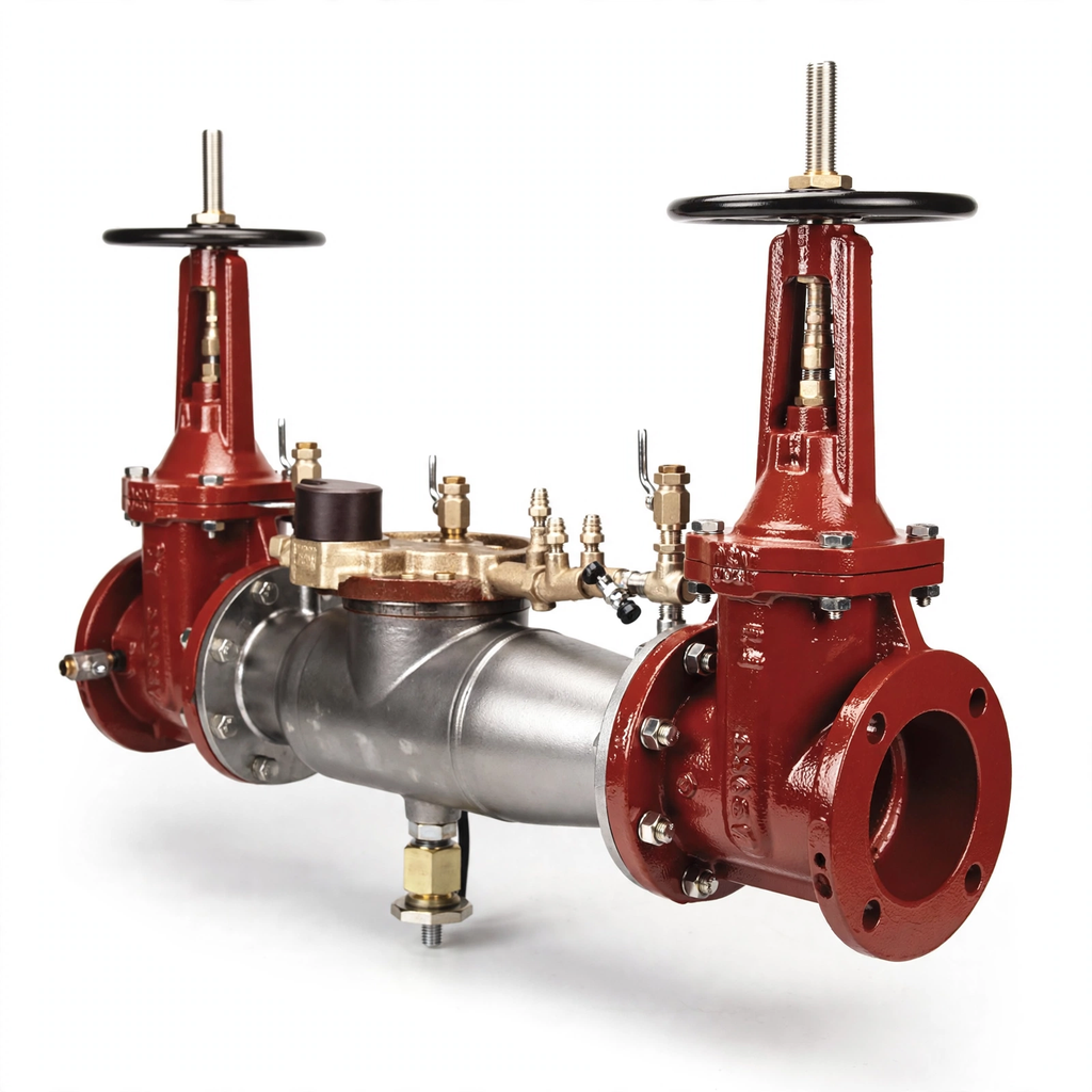 4" Reduced Pressure Detector Assembly Z PAT by Ames Backflows Valve