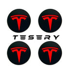 4 Pcs Hub Caps Covers Car for Tesla Model 3/Y/S/X (Diameter 56MM)