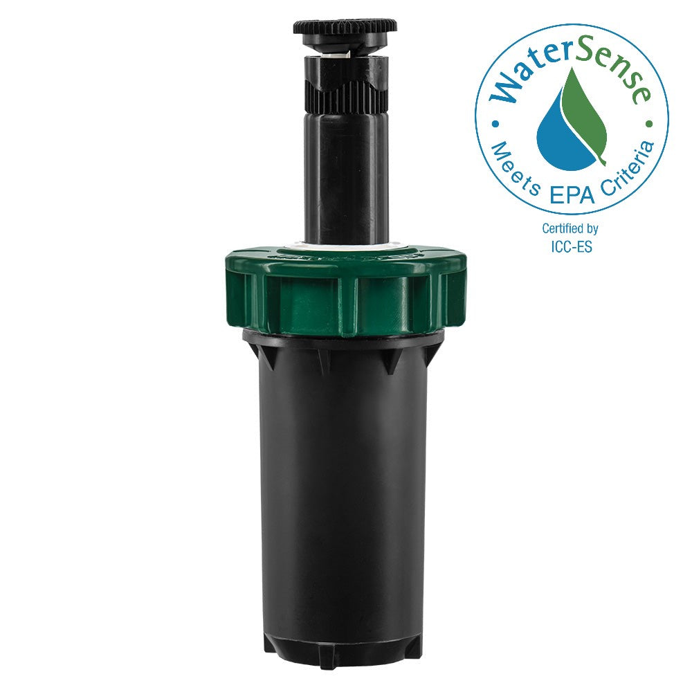 4-inch Professional Hard Top Pressure-Regulating Pop-Up Spray Head Sprinkler with 15-foot Adjustable Nozzle | 80308