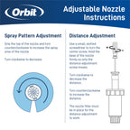 4-inch Professional Pressure-Regulating Pop-Up Spray Head Sprinkler with 8-foot Adjustable Nozzle | 80302