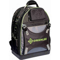 Tool Backpack, Black, Polyester, 30 Pockets
