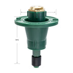 Plastic Pop-Up Flush Head w/Brass Half Pattern Nozzle 54028