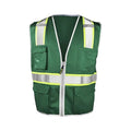 Color Coded Vest 4X/5X U Back, ,Zipper 7 Pockets