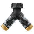 Metal Hose Y with Shut-offs 56389
