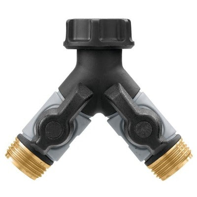 Metal Hose Y with Shut-offs 56389