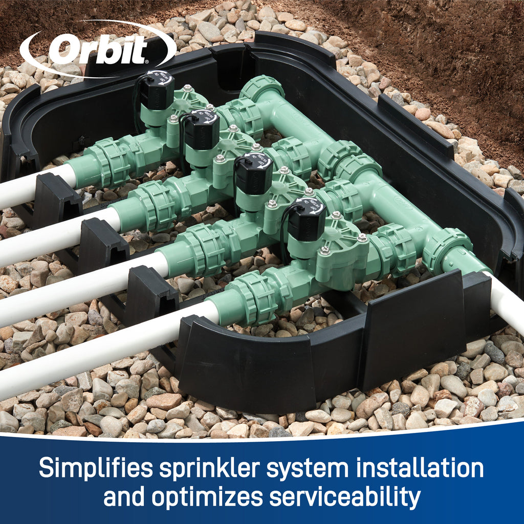 4-Valve Preassembled Manifold with PVC adapters 57257