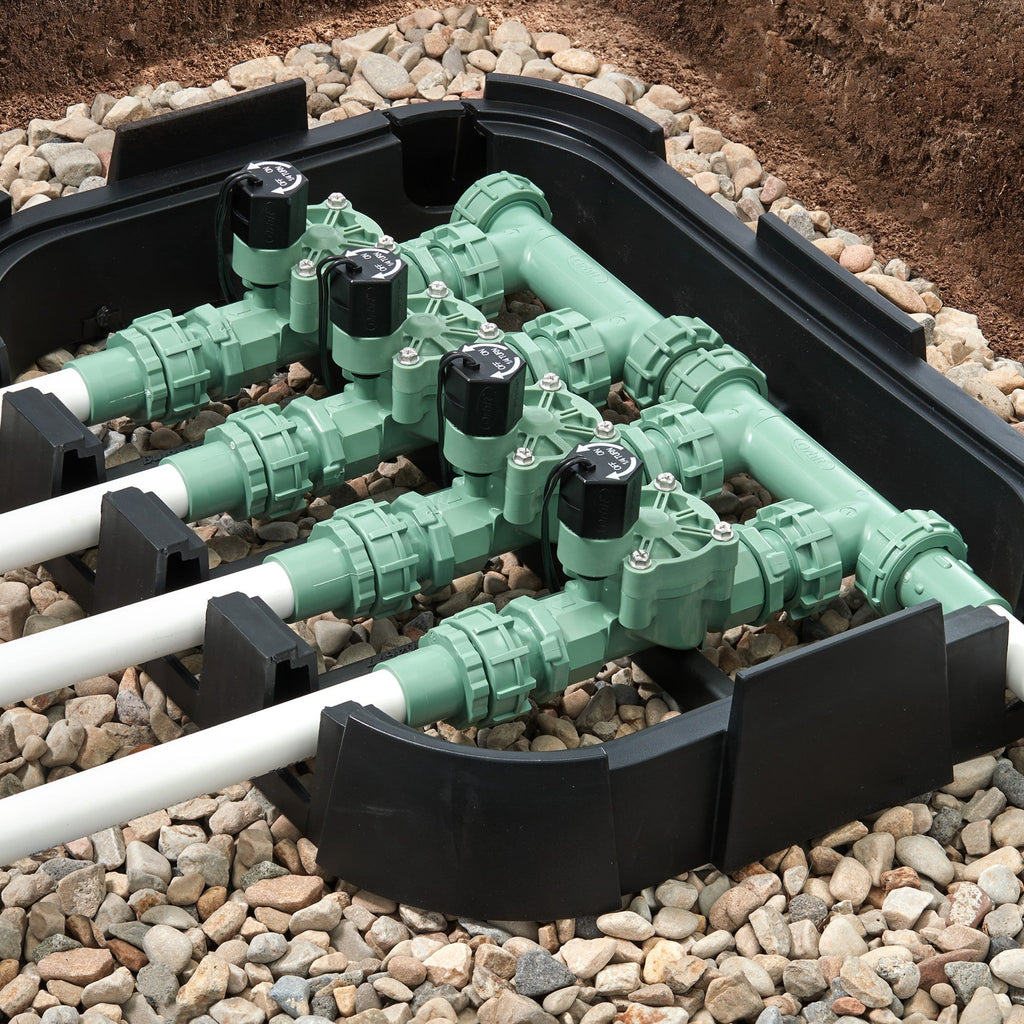4-Valve Preassembled Manifold with PVC adapters 57257